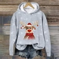 thumbnail image 2 of Futezty Christmas Sweaters for Women 2024 Fleece Winter Warm Hoodie Long Sleeve Crewneck Pullover Sweatshirts, 2 of 4