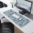 thumbnail image 2 of Long Mouse Pads for Desk,Blue Dinosaur Skeletons Pattern Desk Mats on Top Of Desks, Desk Mouse Pad Extra Large with 3mm Non-Slip Base and Stitched Edge for Gaming,Office,Work,Home 31.5"x11.8", 2 of 6