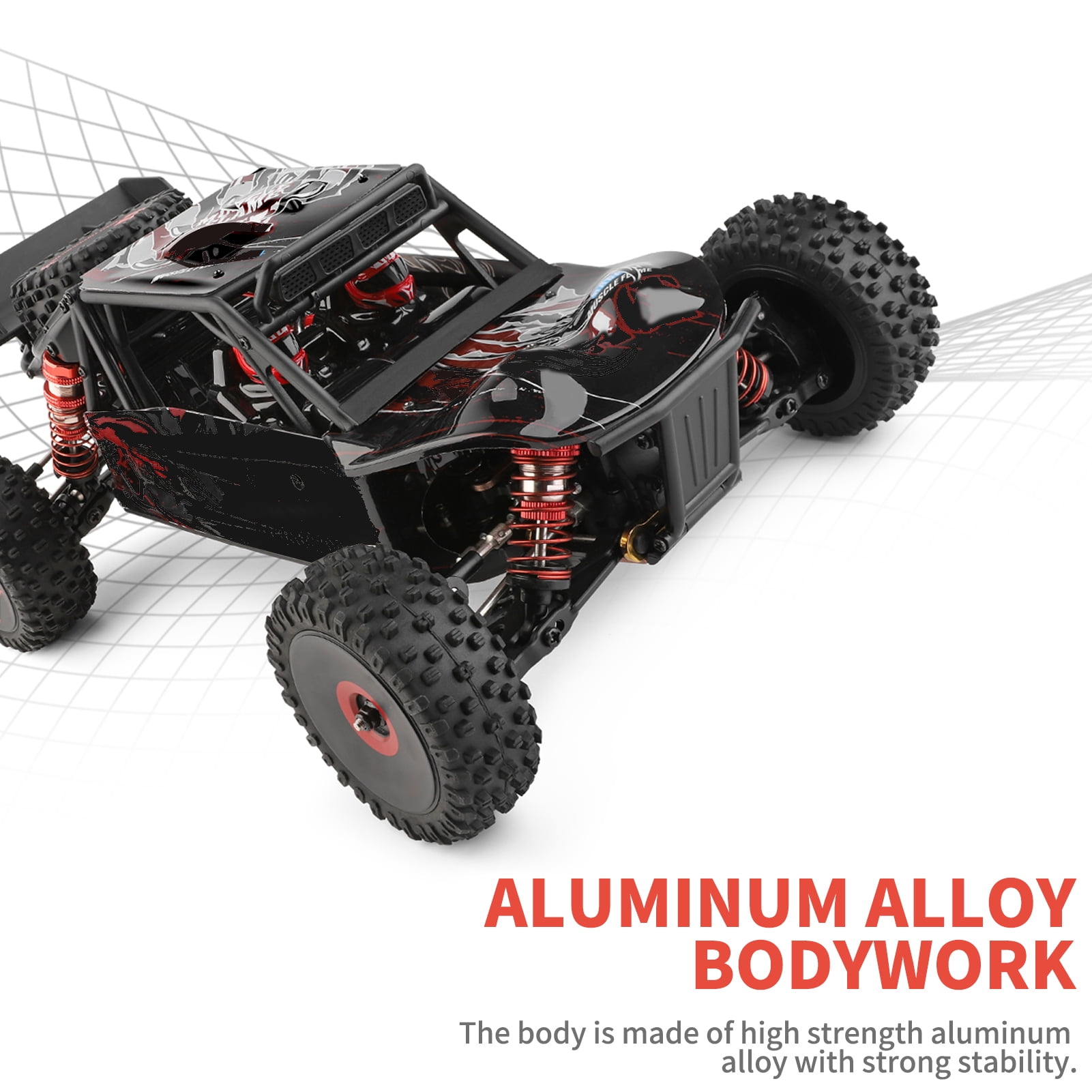 WLtoys 124016 Remote Control Car Off-Road High Speed Crawler 1/12 2.4GHz Race 75km/h 4WD RTR Metal Chassis
