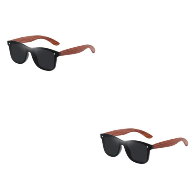 Thinsony Lightweight Frame Protection Fashionable Comfortable Fit Colorful Lens Options Unisex black 2Set