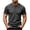 #0286-Dark Gray, variant on Qiyinn Mens Quarter Zip Polo Shirts Casual Summer Knit Textured Short Sleeve Shirt Beach Vacation Stretchy Golf Shirts