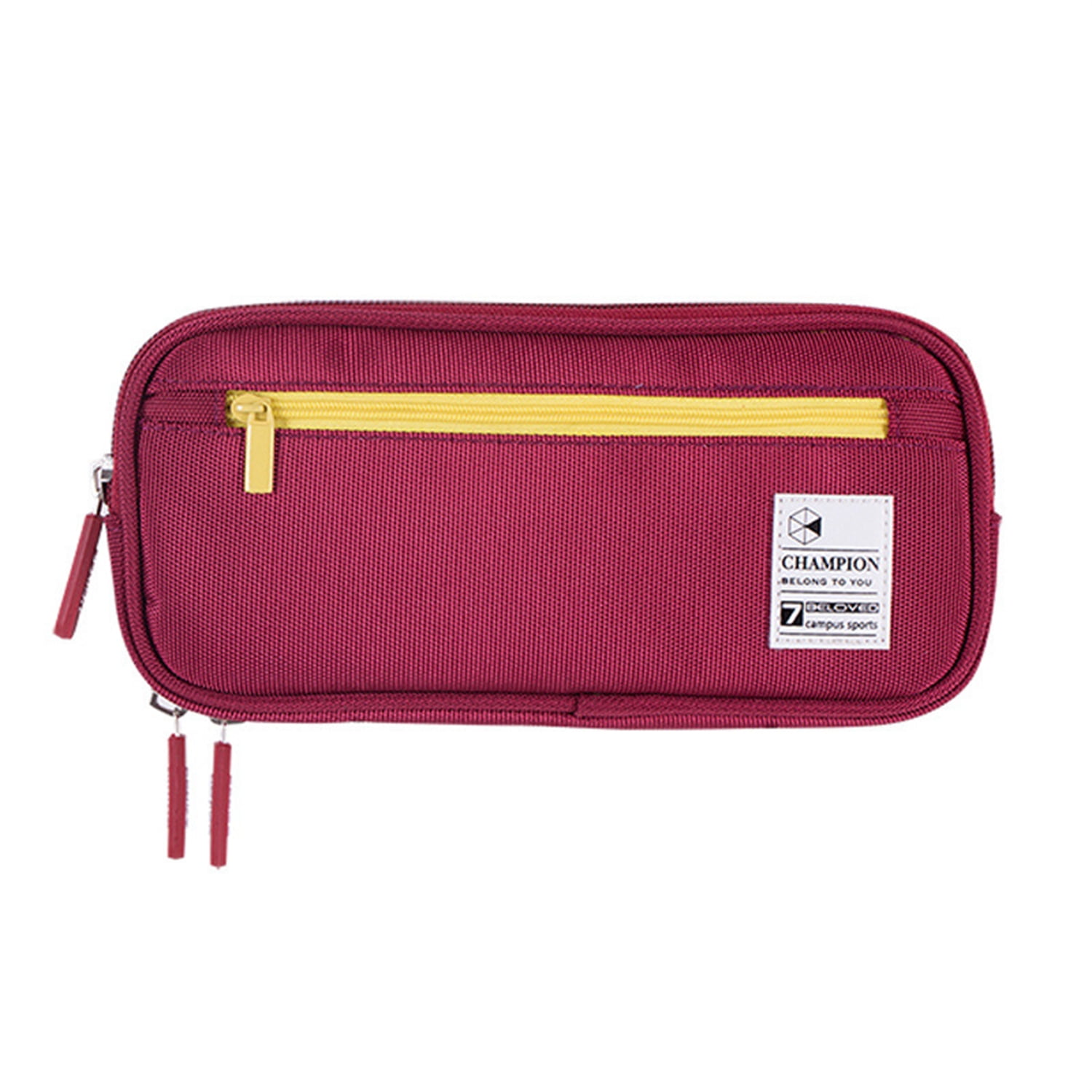 DoubleLayer Primary and Secondary School Pencil Case(Red)