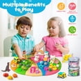 thumbnail image 4 of Joyspot! 8-Pack DIY Sensory Play Dough Jar Kits for Kids Ages 3+, Sensory Toys for Toddlers, Non-Toxic, Educational Creative Playdough, 4 of 9