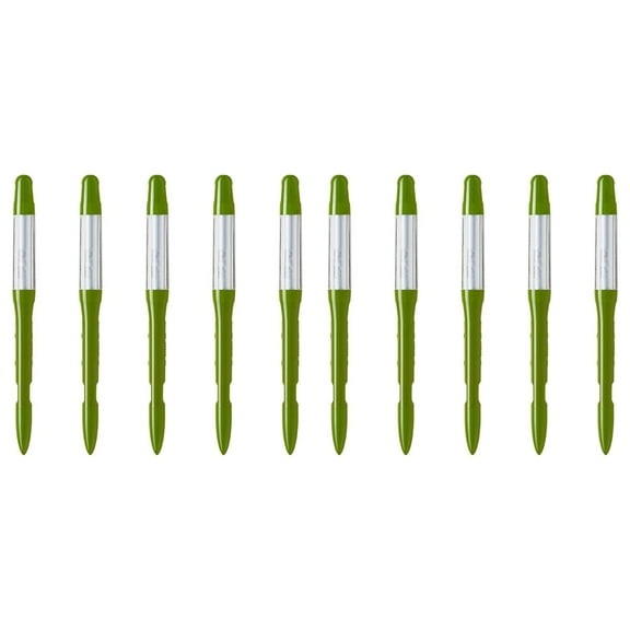 Aquameter, Set of 10, Plant Soil Moisture Sensor,House Plant Soil Moisture Meter, Best for Indoor Potted Plants (Small),10 x Plant Soil Moisture Sensor,Green