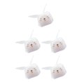 thumbnail image 3 of Inteprter 10 bolsas de galletas de caramelo, paquetes de alimentos, bolsas de papel de regalo con orejas de animales, decoración de fiesta de Pascua Type2 NO2 Inteprter CBP070729, 3 of 4