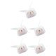 thumbnail image 3 of Inteprter 10 bolsas de galletas de caramelo, paquetes de alimentos, bolsas de papel de regalo con orejas de animales, decoración de fiesta de Pascua Type2 NO2 Inteprter CBP070729, 3 of 4