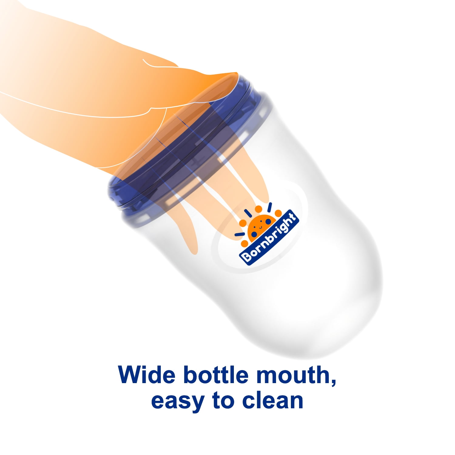 Imitation Breast Feeding Milk Bottle Baby Bottle 4 pecks with 8 Extra Nipples