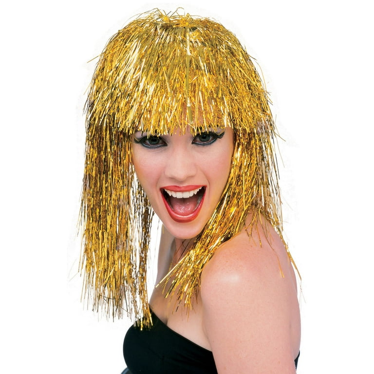 Tinsel Gold Wig Walmart