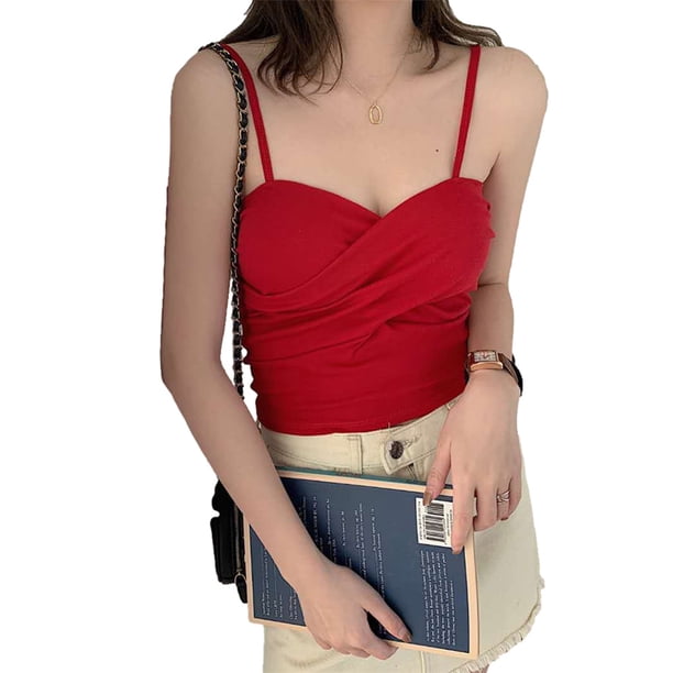 La parte superior del tubo de algodón cruzó la ropa interior de la muchacha de la correa del sujetador de las mujeres para los deportes tamaño libre Scienceny AP001724-01
