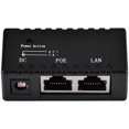 thumbnail image 1 of Inyector POE SlimPOE 1Pza RJ45 LAN-POE 1000Mbps 5V-48V 1A Negro Plástico y Metal., 1 of 1