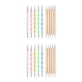 thumbnail image 4 of tssuouriy 1 Set Outils de Pointillage Outils de Manucure Professionnels Double Tête Embossage Main Libre Multifonctionnel pour Femmes Stylo de Forage Point No.1 2Set, 4 of 6