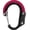 Black & Red, variant on HEROCLIP (Small) Carabiner Gear Clip and Hook, for Hanging Bags, Purses, Lanterns, Strollers, Tools, Helmets, Water Bottles, and More