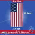 thumbnail image 2 of PMU 30 x 60in Patriotic American Flag Door Cover | 4th Of July Patriotic Decorations | Fourth of JulyFlag Outdoor | USA Flag Door cover | Easy to Hang Patriotic Party Decorations (3/Pkg) Pkg/1, 2 of 7