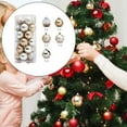 thumbnail image 3 of 30 piezas de adornos de bolas de Navidad, decoraciones para árboles de Navidad, colgantes inastillables para corona, fiesta en casa, año Nuevo, 3 of 7