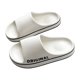 thumbnail image 1 of Feslishoet-Zapatillas de playa con letras para hombre y mujer, chanclas antideslizantes de suela gruesa de Color sólido para interior y baño, sandalias de verano para parejas, 1 of 5