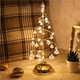 thumbnail image 4 of Bewildely Lámpara de cristal para árbol de Navidad pequeño, minilámparas decorativas multifuncionales, decoración de vacaciones de para el Kits de decoración para fiestas Oro, 4 of 6
