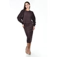 thumbnail image 1 of Set de vestido y sueter con brillo Roman Fashion /Juvenil, 50210 (Cafe) cafe CH, 1 of 6