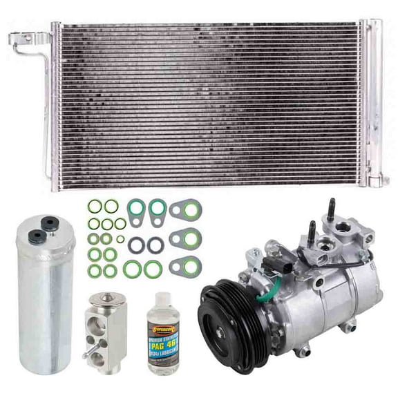 For Ford Focus 2016 OEM AC Compressor w/ A/C Condenser & Drier - BuyAutoParts