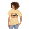thumbnail image 3 of Coffee Is My Valentine Streetwear Unisex Heavy Cotton Tee, 3 of 4