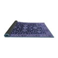 thumbnail image 2 of Ahgly Company Indoor Round Oriental Blue Industrial Area Rugs, 3' Round, 2 of 4
