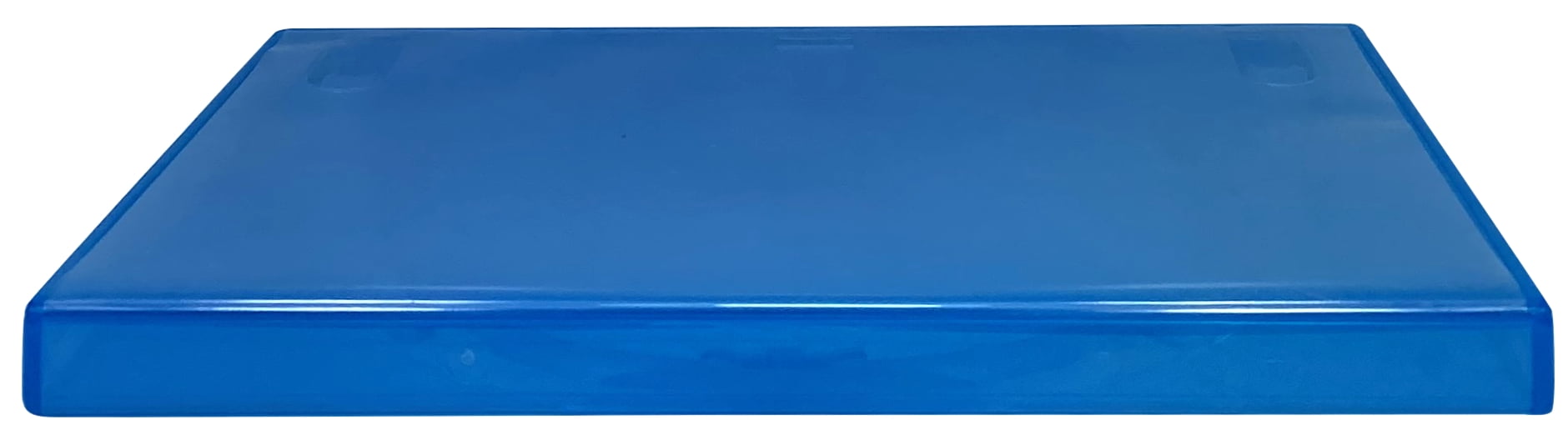 CheckOutStore 500 Standard Clear Blue Color Single DVD Cases