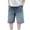 Light Blue, variant on Boys Baggy Jean Shorts Loose Fit Vintage Wide Leg Jorts Y2K Streetwear Hip Hop Casual Denim Shorts Teen Elastic Waist Bermuda