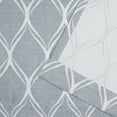 thumbnail image 2 of Nicole Miller Circuit Room Darkening Blackout Hidden Tab/Rod Pocket Top Curtain Panel Pair, 52"x84", Chambray Blue, 2 of 7