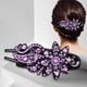 thumbnail image 4 of Preciosos adornos de cristal para el cabello, horquilla, horquilla para mujer, horquilla larga con forma de boca de pato, horquilla con patrón de diamantes de imitación de cola de caballo, 4 of 5