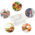 thumbnail image 3 of Organizador de cajones para refrigerador de 2 piezas, caja de almacenamiento retráctil para refrigerador, contenedor organizador clasificado para mantener la frescura de los alimentos extraí, 3 of 5