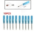 thumbnail image 1 of MYG 10pcs Mini Slotted Cross Screwdrivers For X-box Laptop Repair Tool 1.5/2.0/3.0mm, 1 of 5