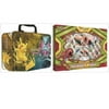 Pokemon Trading Card Game Shining Legends Collectors Chest Tin and Scizor EX Collection Box Bundle, 1 of Each