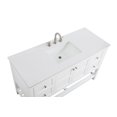 thumbnail image 6 of Elegant Kitchen and Bath 54 inch Single Bathroom Vanity in White, 6 of 7