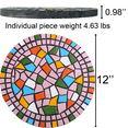thumbnail image 3 of Courtyard Lawn Mosaic-Style Decorative Stepping Stone Slabs, 3 of 6