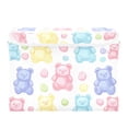 thumbnail image 7 of Yayeee Collapsible Cube Storage Bin with Lid Fabric Closet Decorative Basket with Handles, Colorful Gummy Bears Pattern, 7 of 7