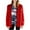 Red, variant on Honeeladyy Women's Shaggy Faux Fur Outwear Coat Jacket Long Sleeve Warm Winter Black S