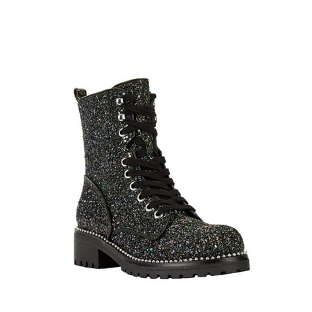 

PORTLAND by Portland Boot Company Women s Glitter Lace Up Boot