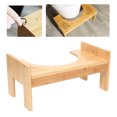 thumbnail image 5 of Wildnix Adjustable Bamboo Step Stool for Bathroom and Home-Stable Wooden Footstool for Adults and Kids, 5 of 6