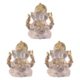 thumbnail image 1 of Injueey Estatua de elefante artesanal exquisita de resina, estatuas de decoración del hogar, estatuas seguras de elefante , figuras de Ganesha Type1 NO1, 1 of 1
