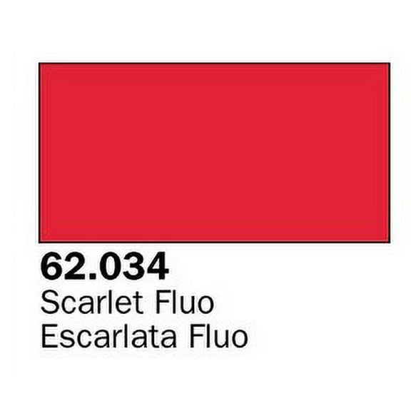 Vallejo Premium Airbrush Colors - 60 ml, Fluorescent Scarlet