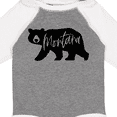 thumbnail image 4 of Inktastic Montana Black Bear Silhouette Boys or Girls Long Sleeve Baby Bodysuit, 4 of 5