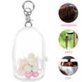 thumbnail image 3 of SHISUYAN Sac de Rangement pour Mini Poupées avec Porte-Clés, Vitrine Transparente, Sac pour Mini Figurines Porte-Clés, 3 of 9
