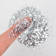 Hello Hobby Silver Glitter Shaker, 4 oz.