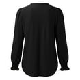 thumbnail image 4 of EDFBUYKRS Plaid Flannel Shirts for Women Oversized Long Sleeve Button Down Shirts Blouses Tops Xxl, 4 of 4