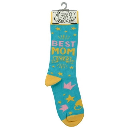 Primitives by Kathy Best Mom Ever Socks 1 pr