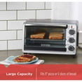 thumbnail image 6 of BLACK+DECKER 6-Slice Toaster Oven, Black, TO1950SBD, 6 of 12