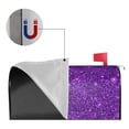 thumbnail image 5 of Daiia Purple Glitter Mailbox Cover , Magnetic Welcome Mailbox Wraps Post Letter Box Cover for Garden Yard Home Decor-25.5x21 in, 5 of 7