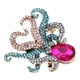 thumbnail image 1 of Broche De Pulpo, Broche De Joyería De Vida Marina, Cristal Ligero único Para Fiesta Fugacal Sea Animal Crystal Brooch, 1 of 8