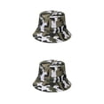 thumbnail image 2 of VONKY Comfortable And Breathable Fisherman Hat For Sun Protection Sunscreen Fisherman Cap Hat Summer disruptive pattern2 58cm 2Set, 2 of 6