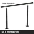 thumbnail image 4 of VEVOR 3 FT Handrails Stair Kit 2-3 steps Aluminum Black Handrail Flexible Outdoor Deck Hand Rail, 4 of 10