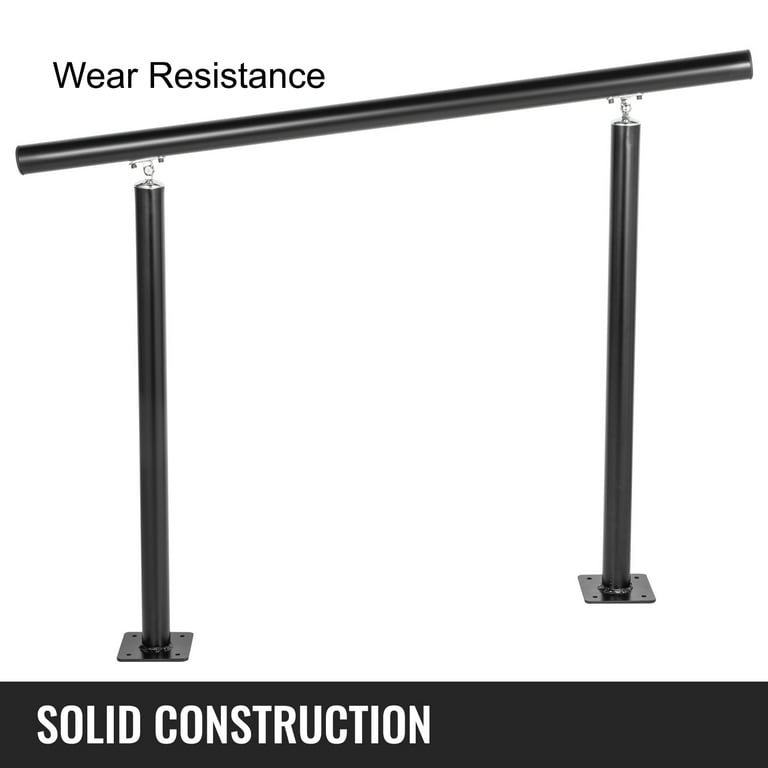 Muzata 36'' 4ft Horizontal Flat Railing Kit Easy Installation Outdoor ...